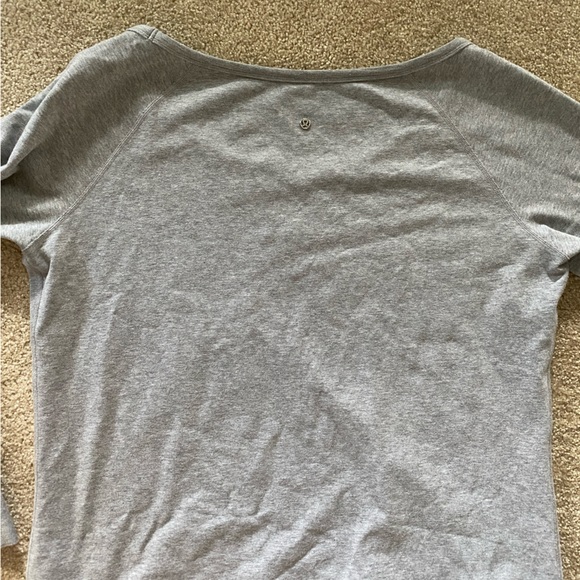LULULEMON Grey Boatneck Sweatshirt - Picture 5 of 5